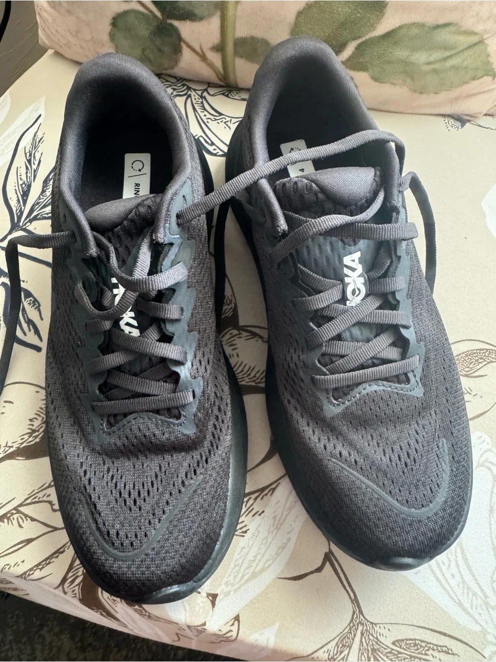 Hoka One One Black Athletic Running Shoes